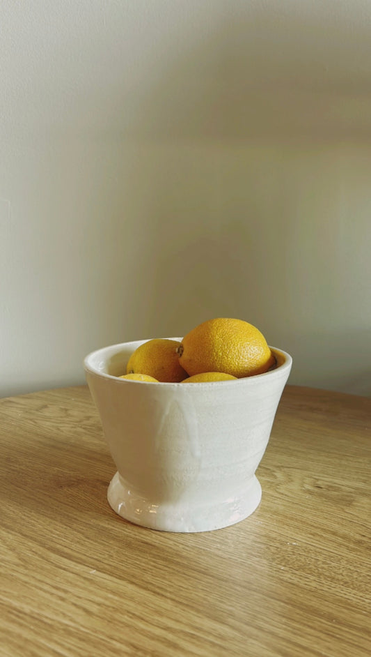 Satin Compote Fruit Bowl